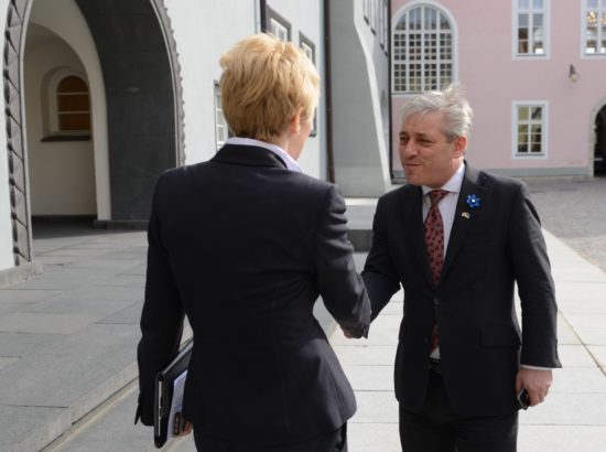 Briti parlamendi alamkoja esimehe John Bercow kõne Riigikogu ees